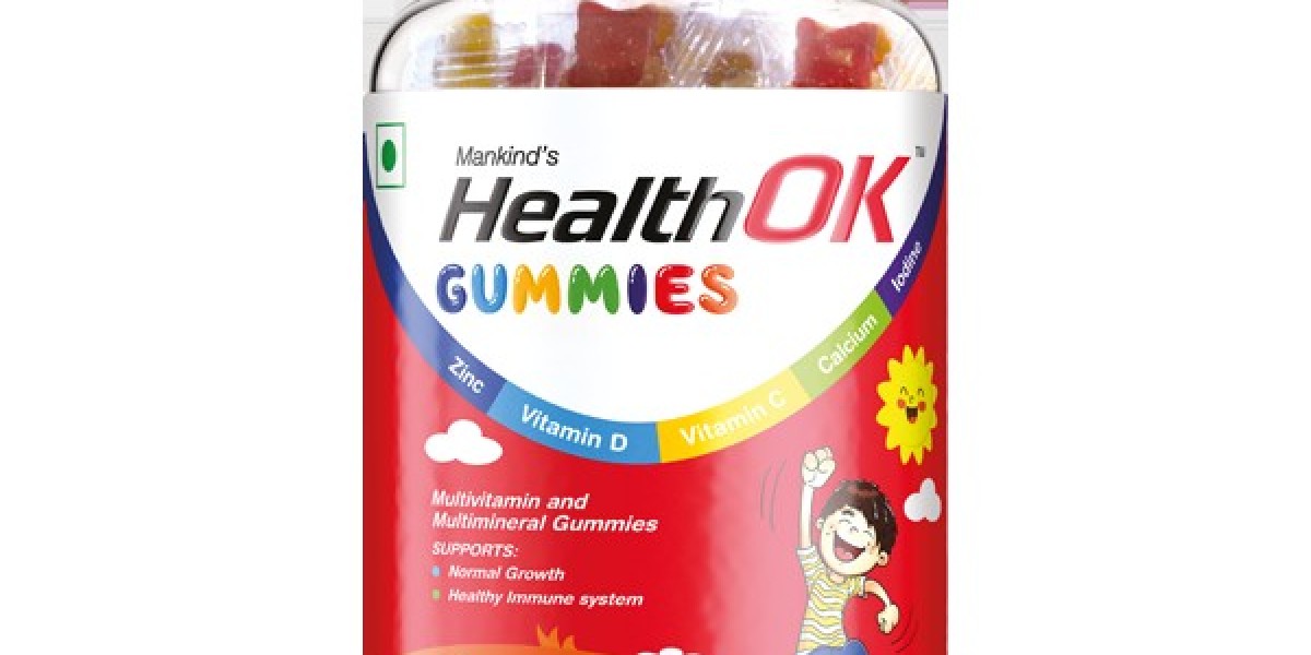 HealthOK Multivitamin Gummies - Support Normal Growth, a Healthy Immune System, and Brain Health