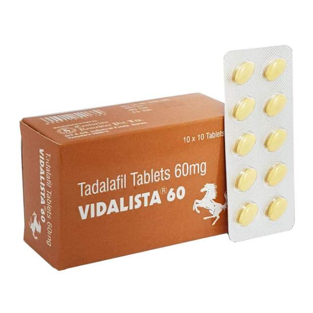 Buy Online Vidalista 60 Mg Tadalafil Tablets ~ My Med Shop